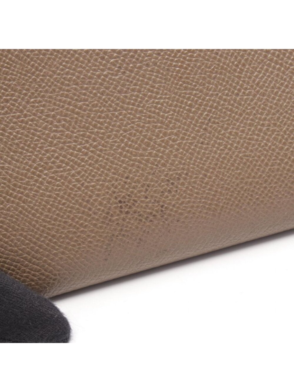 Hermes Round Wallet Azap Long Silk in Etoupe Leather in - Picture 11 of 14